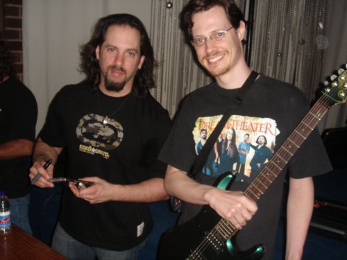 Yours truly with Mr John Petrucci